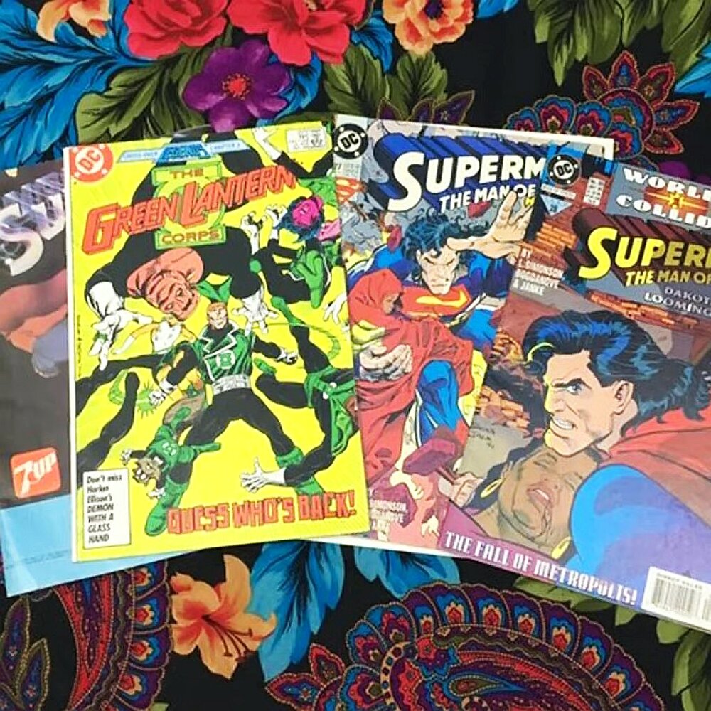 (4) DC SUPERMAN COMIC BOOKS GREEN LANTERN CORPS DC COMICS HOBBIES COLLECTIBLES